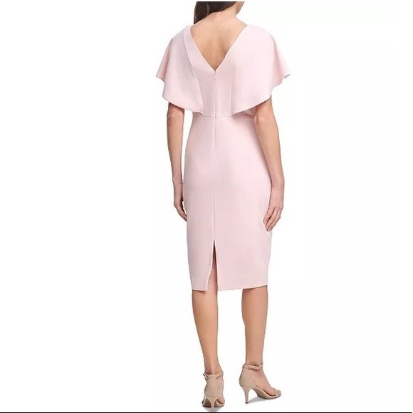 KENSIE CAPE SLEEVE DRESS - Picture 4 of 6